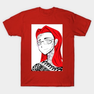 red is the brightest color in pattern ecopop T-Shirt